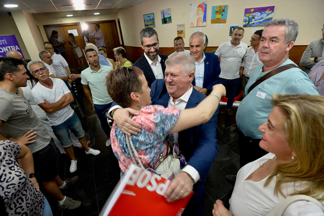 Fotos: Vélez anuncia su intención de ser candidato del PSOE a la presidencia de la Región de Murcia