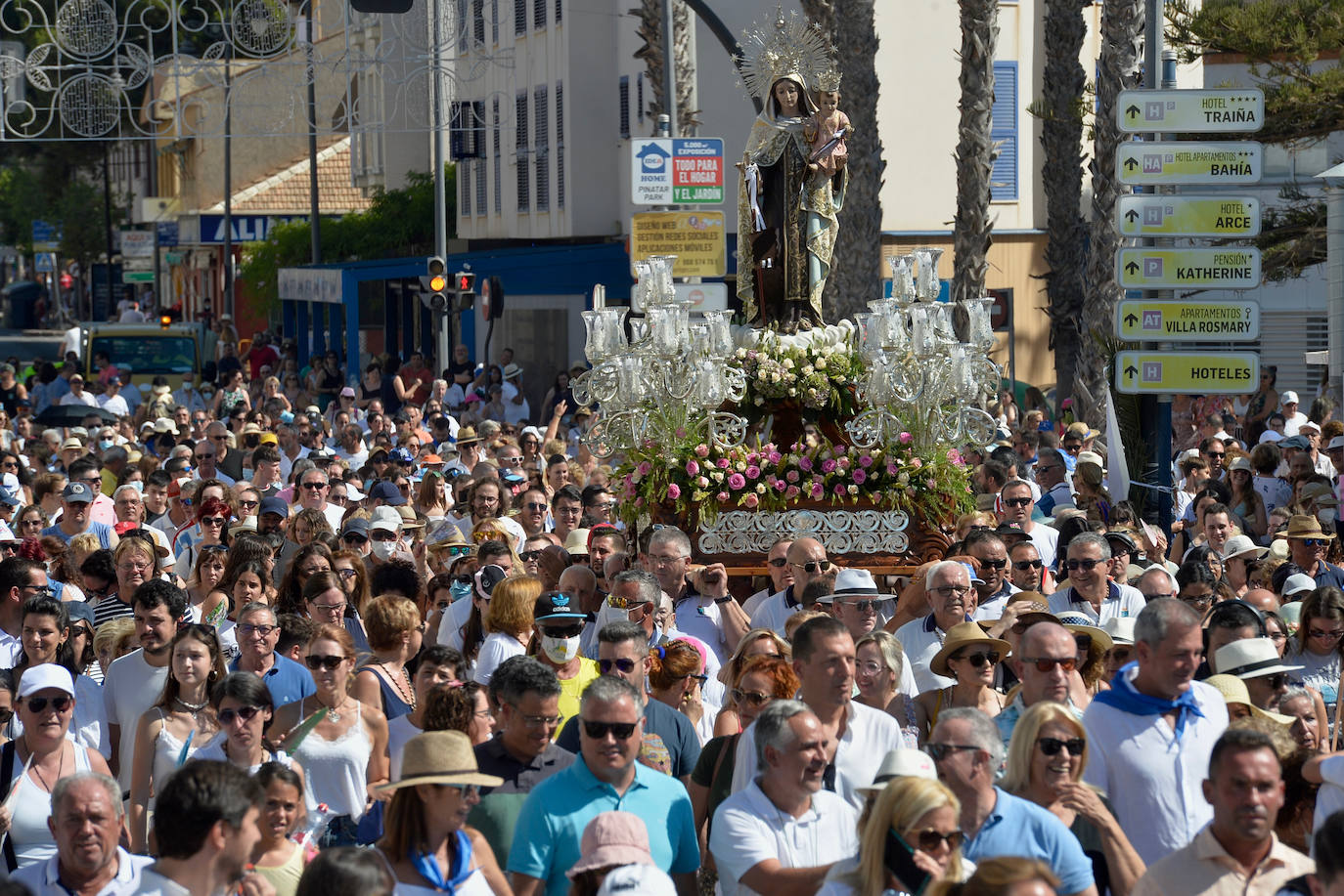 Fotos: La romería de la Virgen del Carmen de San Pedro, en imágenes