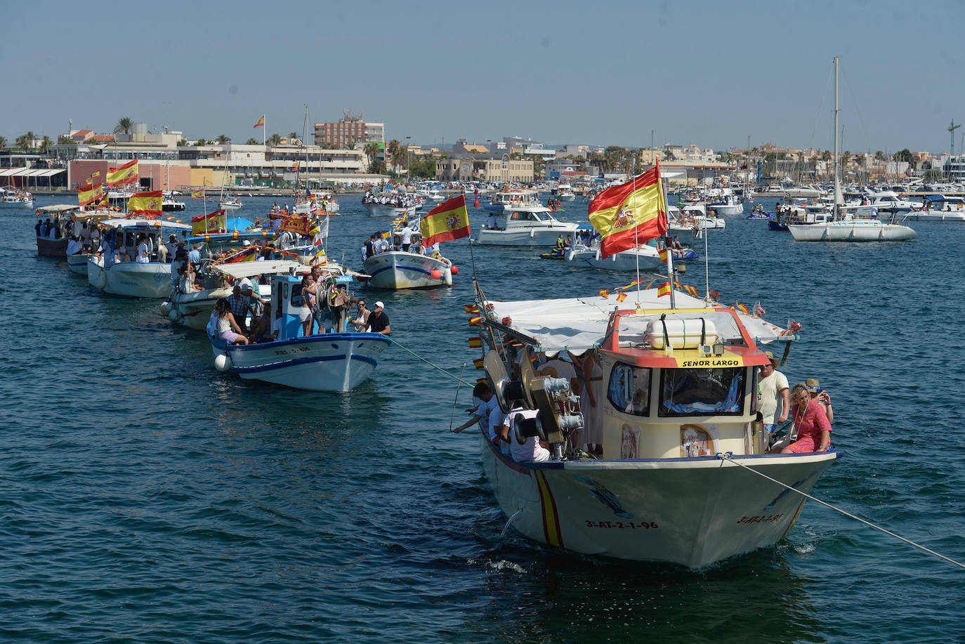 Fotos: La romería de la Virgen del Carmen de San Pedro, en imágenes