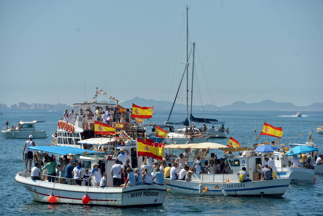 Fotos: La romería de la Virgen del Carmen de San Pedro, en imágenes