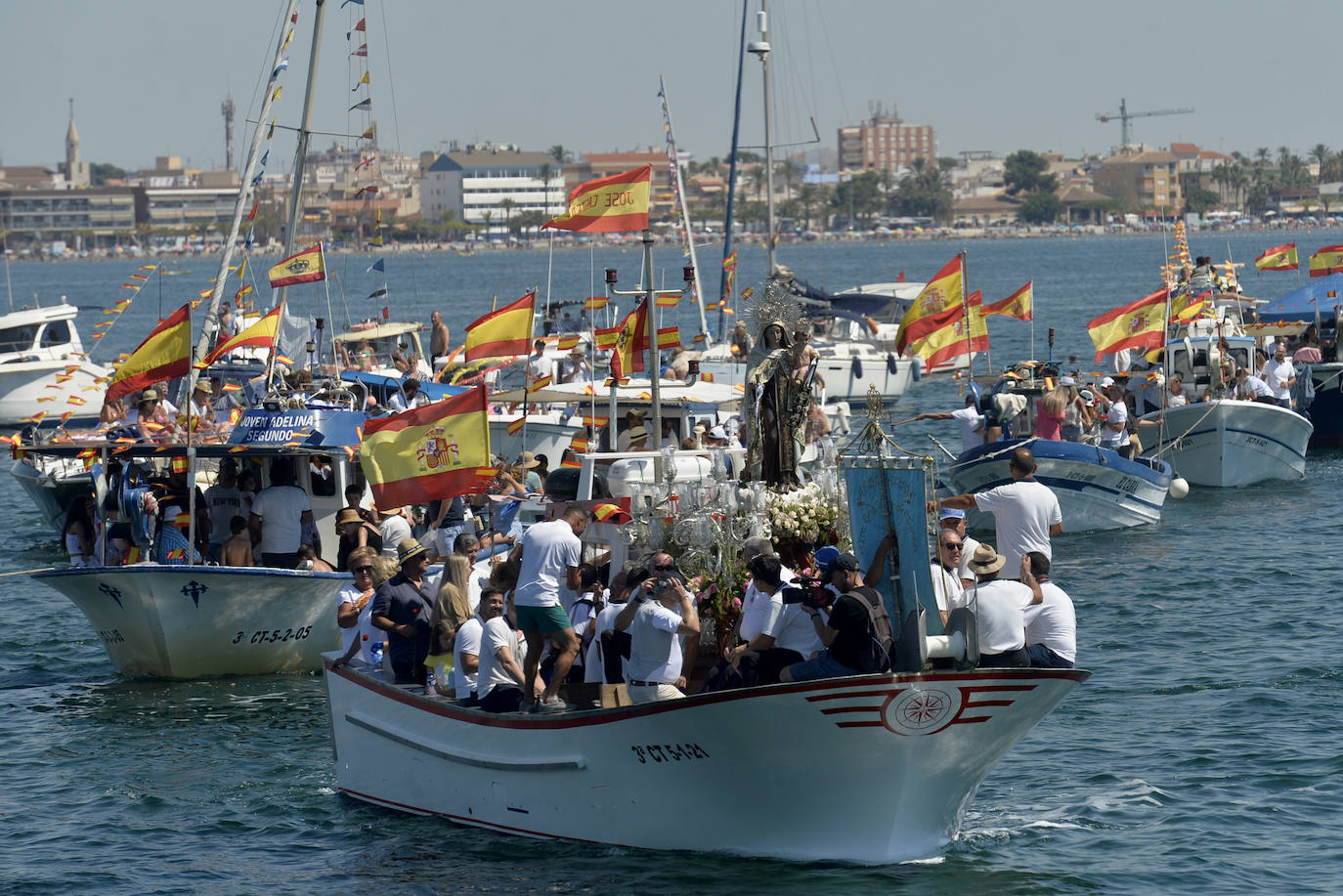 Fotos: La romería de la Virgen del Carmen de San Pedro, en imágenes