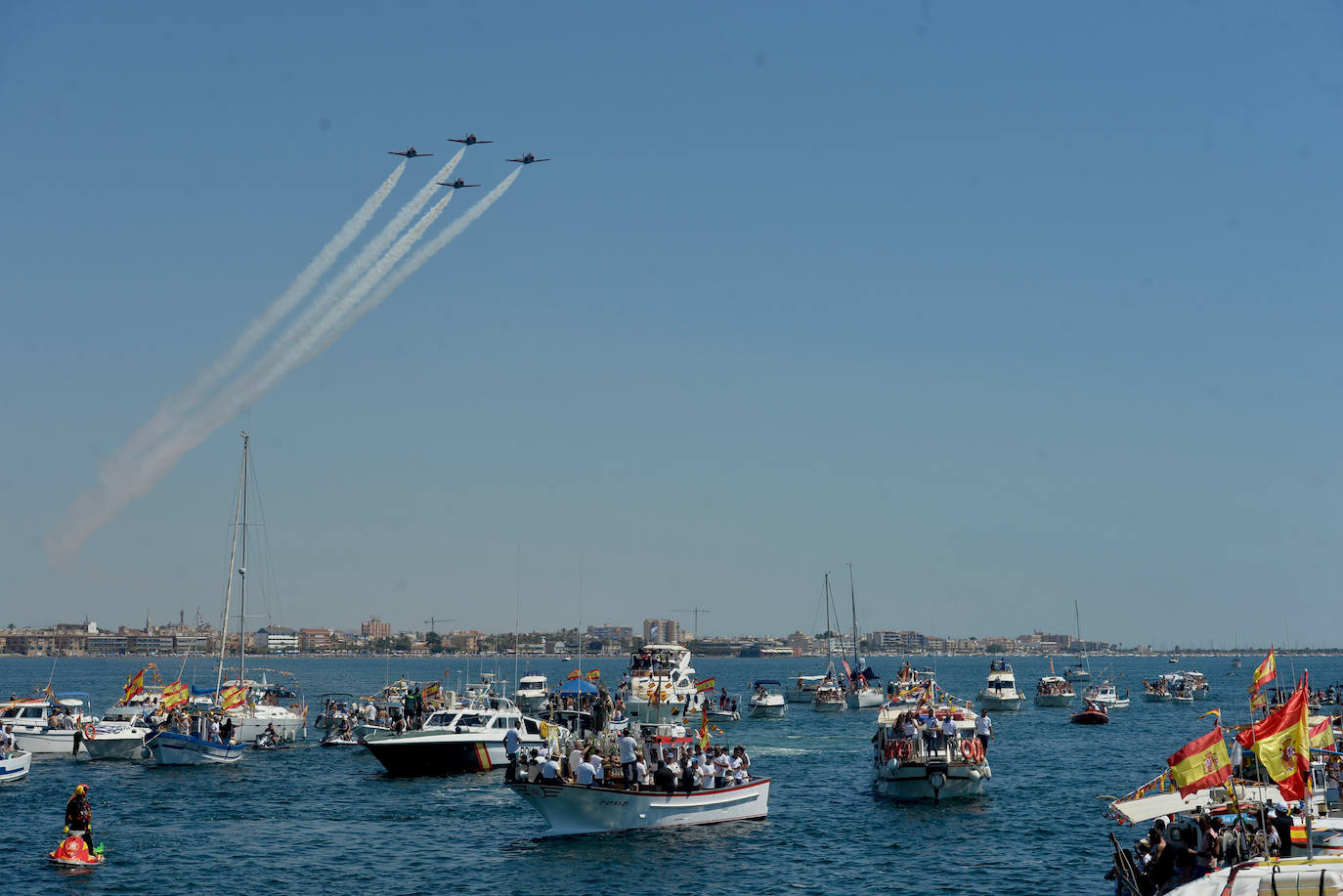 Fotos: La romería de la Virgen del Carmen de San Pedro, en imágenes