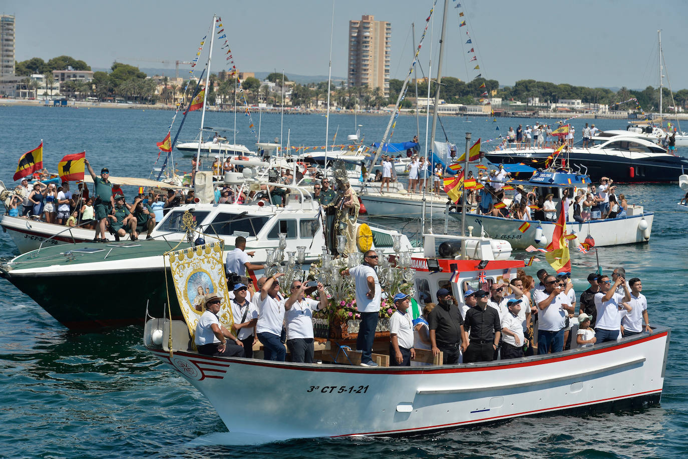 Fotos: La romería de la Virgen del Carmen de San Pedro, en imágenes