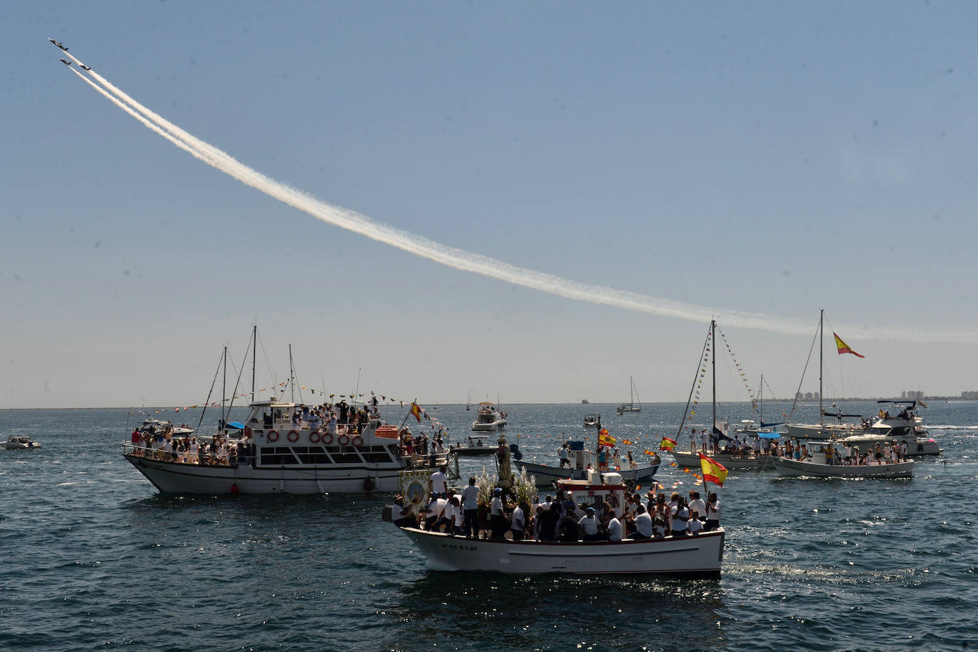 Fotos: La romería de la Virgen del Carmen de San Pedro, en imágenes
