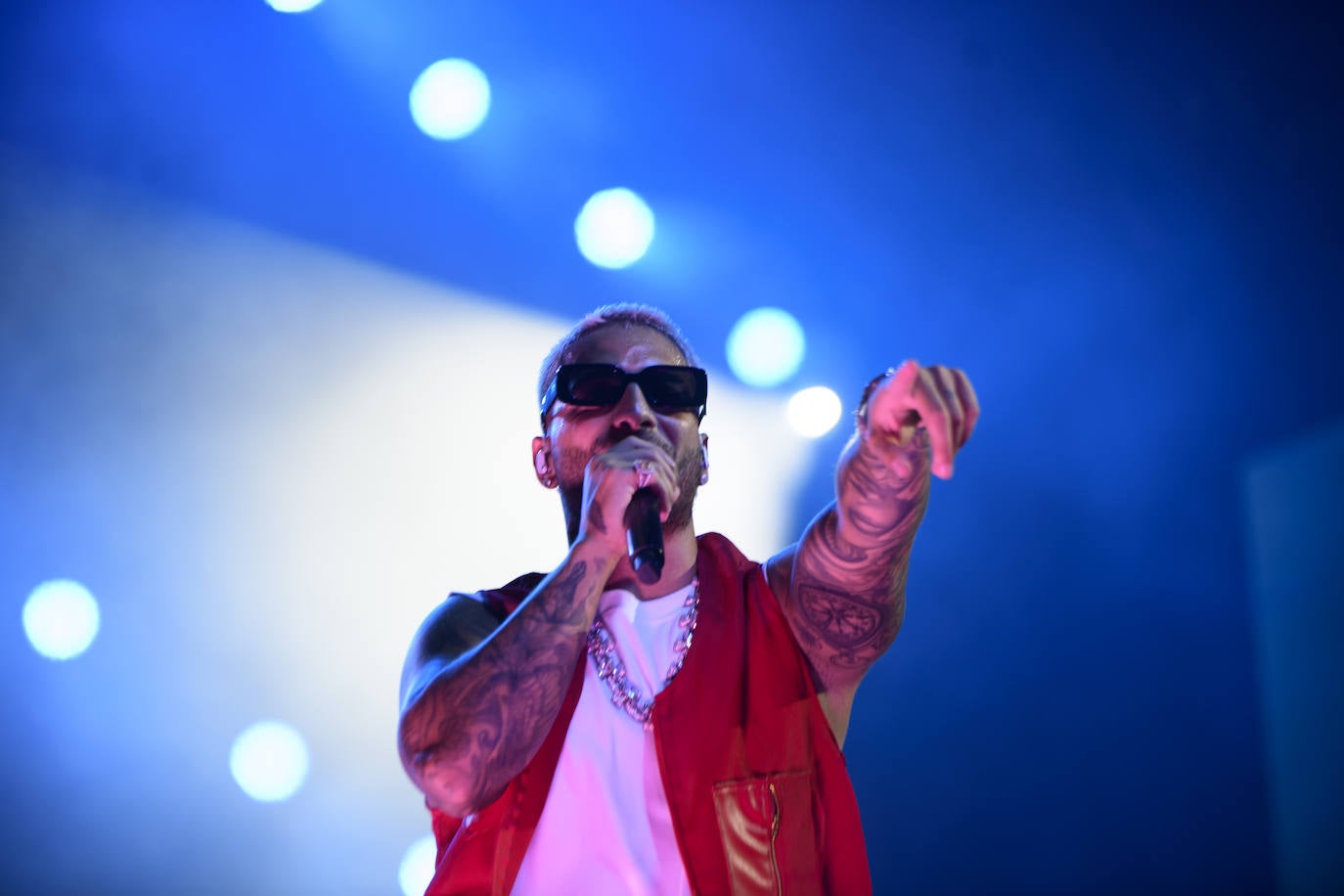 Fotos: Maluma sube la temperatura en Murcia