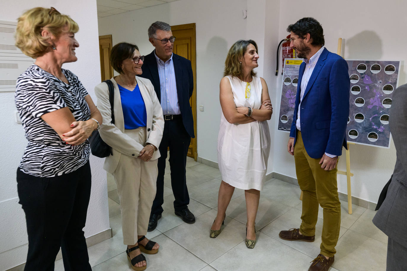 Fotos: La visita de López Miras y Ribera a la Oficina del Mar Menor de Murcia, en imágenes