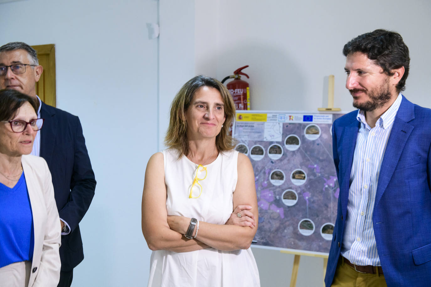 Fotos: La visita de López Miras y Ribera a la Oficina del Mar Menor de Murcia, en imágenes