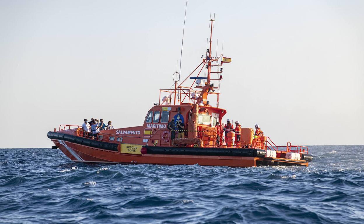 Una embarcación de Salvamento Marítimo, en una fotografía de archivo.