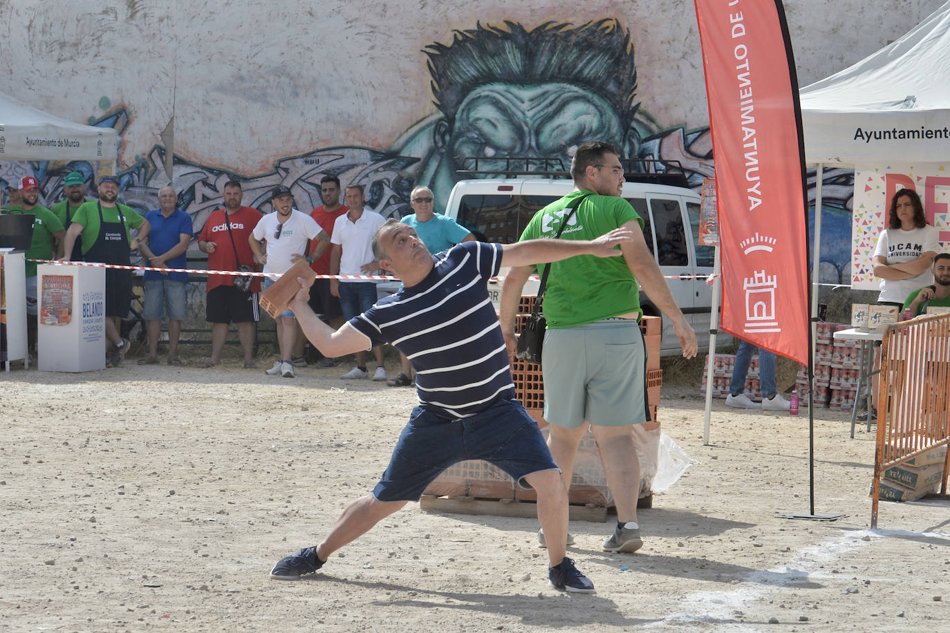 Fotos: La XII edición del concurso de lanzamiento de ladrillo, en imágenes