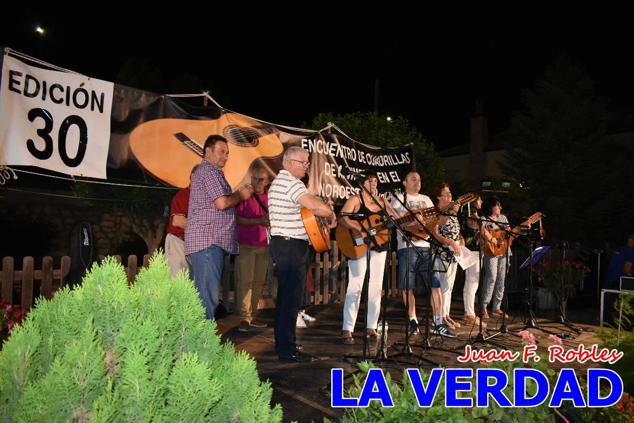 El pasado sábado, 30 de julio del 2022, en la explanada junto al Restaurante El Cortijo, en el Campo de San Juan, se celebró el XXX ENCUENTRO DE CUADRILLAS DE ANIMEROS EN EL NOROESTE MURCIANO. Las cuadrillas invitadas empezaron a llegar y a hacer música mientras se hacía la hora de degustar una merienda/cena que se les ofreció a las mismas. A continuación tuvo lugar el homenaje a Salvador Ondoño López, fallecido hace solo unos días.