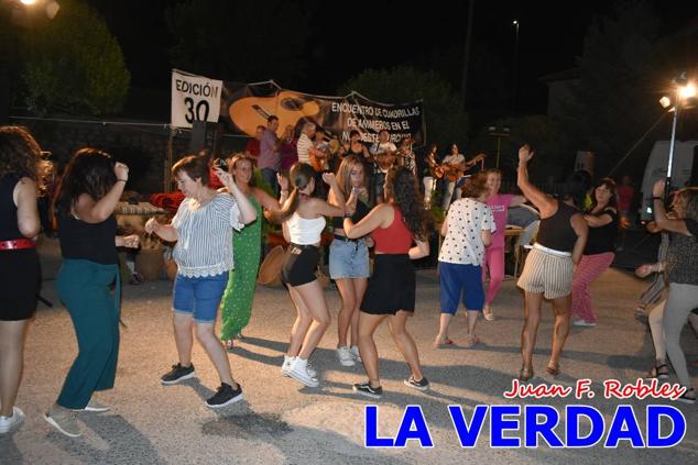 El pasado sábado, 30 de julio del 2022, en la explanada junto al Restaurante El Cortijo, en el Campo de San Juan, se celebró el XXX ENCUENTRO DE CUADRILLAS DE ANIMEROS EN EL NOROESTE MURCIANO. Las cuadrillas invitadas empezaron a llegar y a hacer música mientras se hacía la hora de degustar una merienda/cena que se les ofreció a las mismas. A continuación tuvo lugar el homenaje a Salvador Ondoño López, fallecido hace solo unos días.
