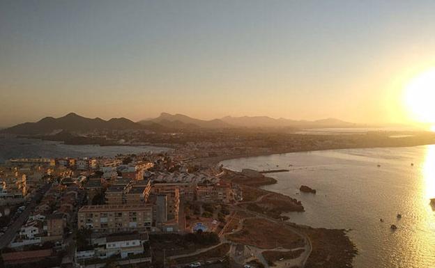 Vistas desde el Faro del Cabo de Palos.