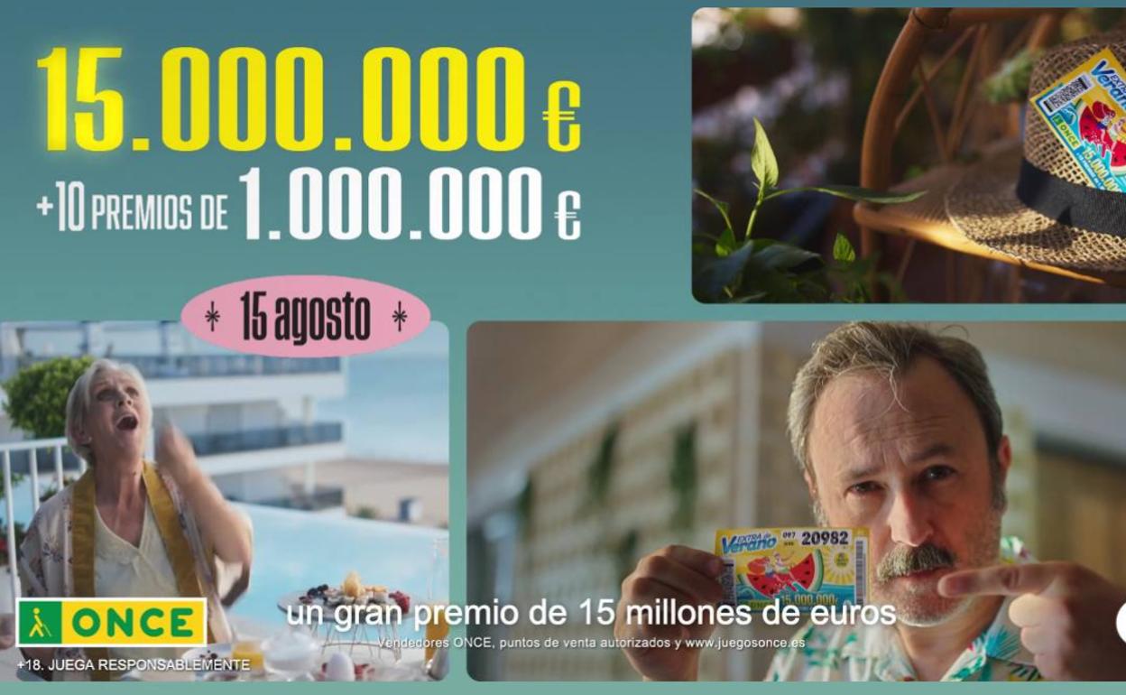 Anuncio del extra de verano de la ONCE.
