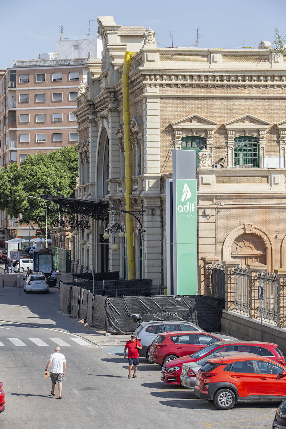 Fotos: Obras de rehabilitación de la estación de trenes de Cartagena