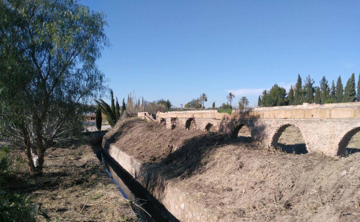 Acueducto de Felices, en la pedanía murciana de Javalí Viejo.