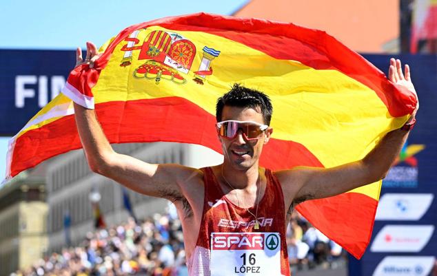 Fotos: Miguel Ángel López, campeón de Europa de los 35 km marcha, en imágenes