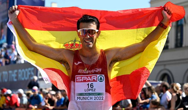 Fotos: Miguel Ángel López, campeón de Europa de los 35 km marcha, en imágenes