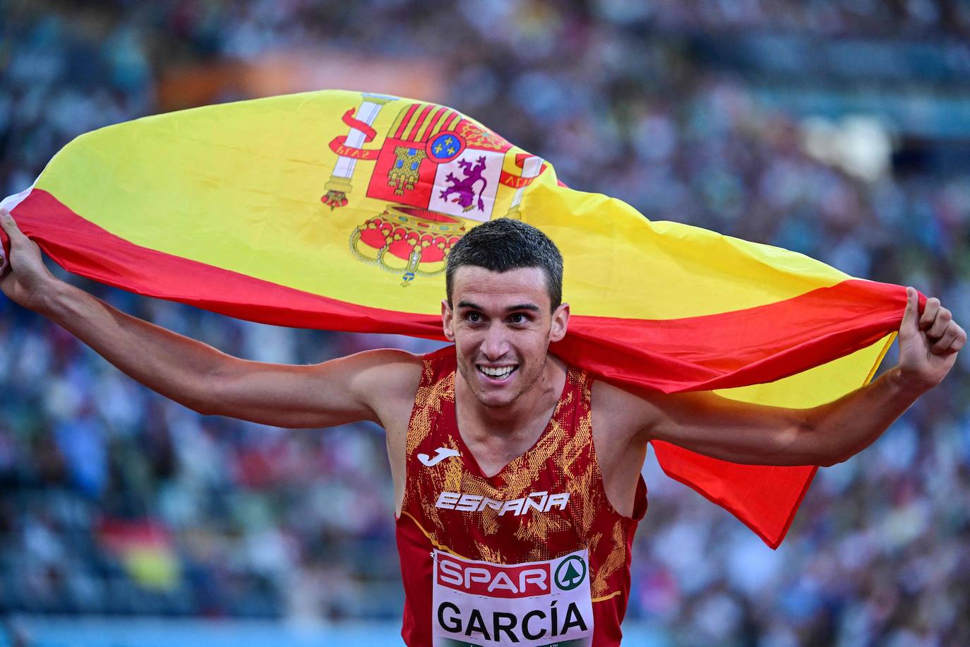 Fotos: El primer puesto de Mariano García en la final de los 800 metros del Europeo, en imágenes