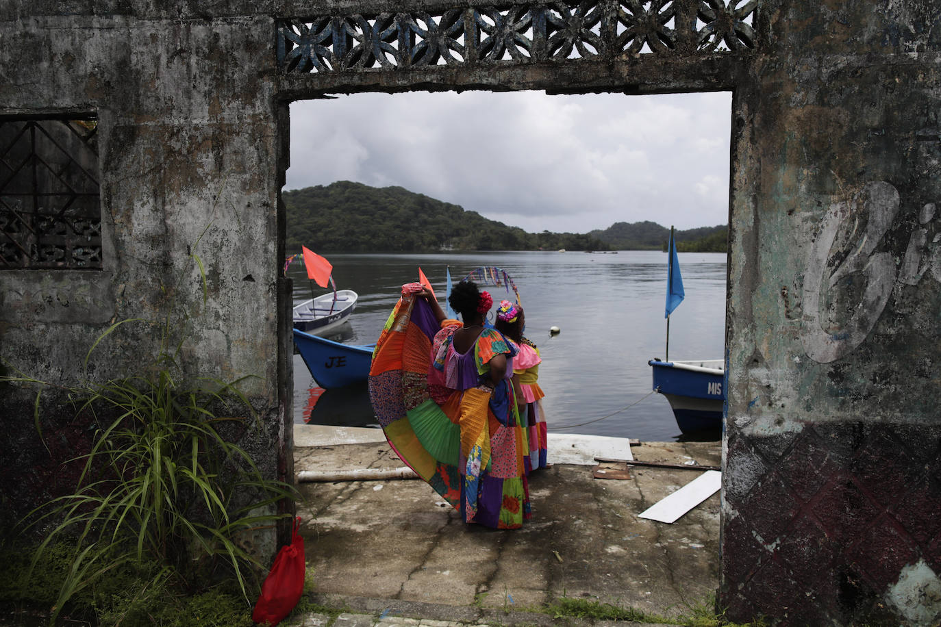 Fotos: Panamá revive con su festival de la Pollera Congo