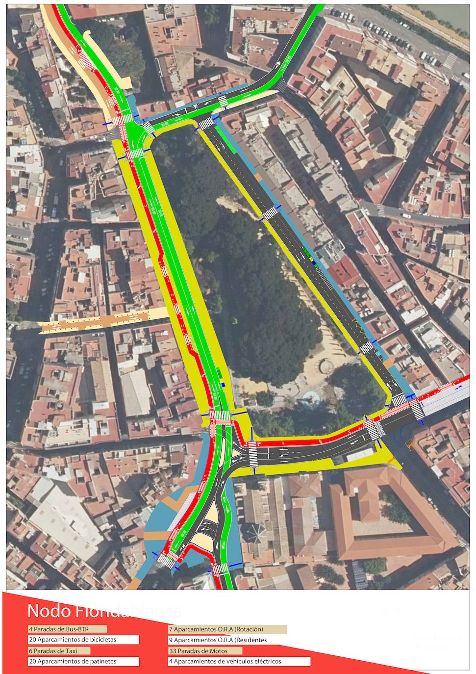 Fotos: Recreación del nodo intermodal que se construirá en la Circular de Murcia