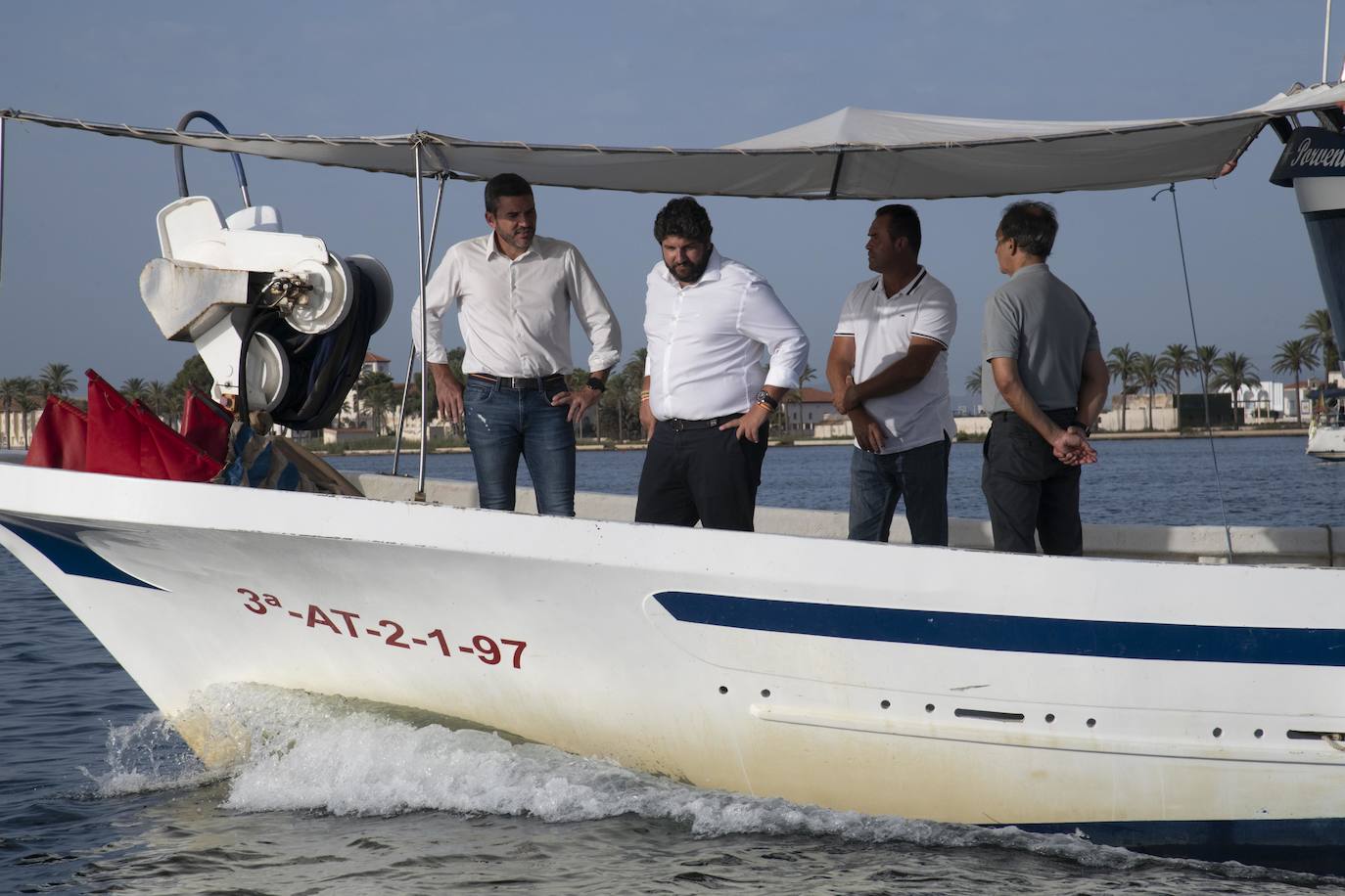 Fotos: El Mar Menor ha sido escenario del reencuentro del Consejo de Gobierno