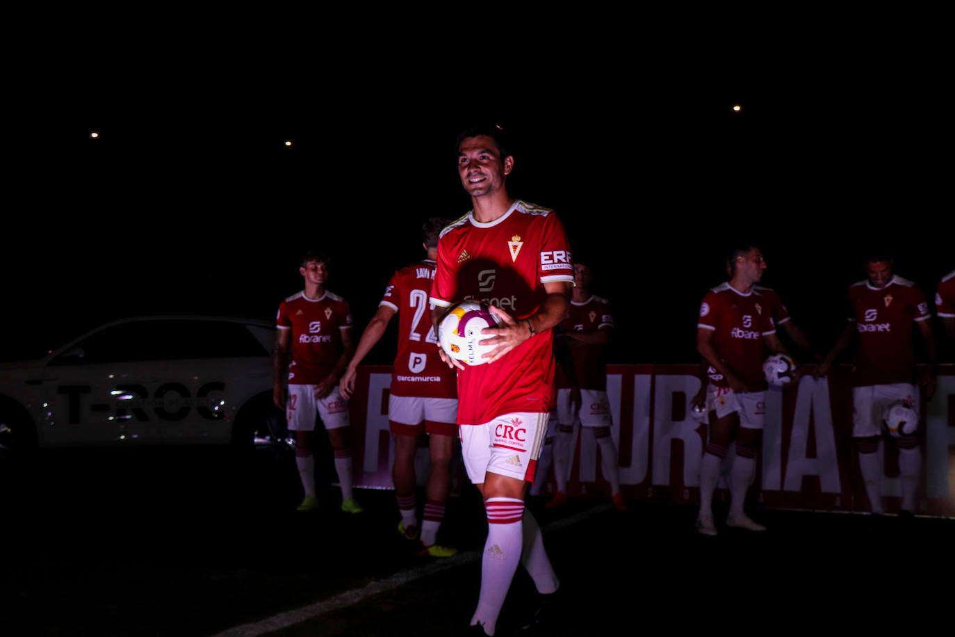 Fotos: Presentación de los fichajes del Real Murcia en el estadio Enrique Roca
