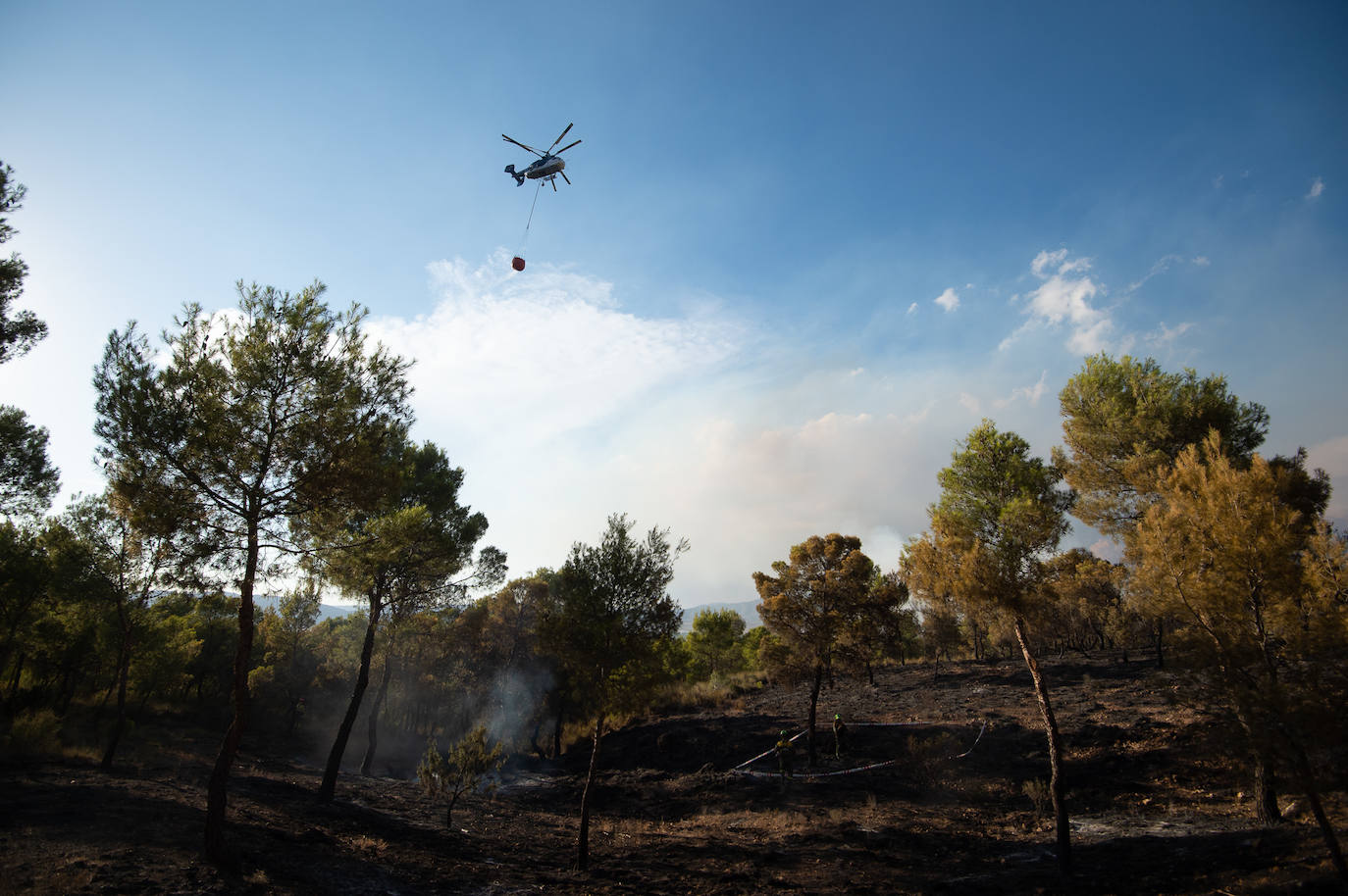 Fotos: El incendio de Jumilla ha calcinado ya 400 hectáreas
