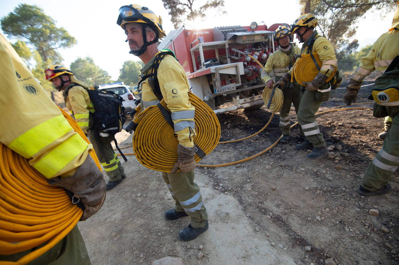 Fotos: El incendio de Jumilla ha calcinado ya 400 hectáreas