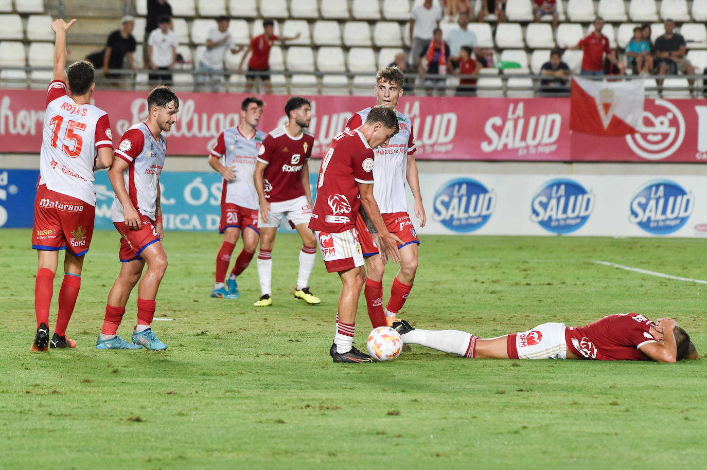 Fotos: El empate del Real Murcia frente al Calahorra, en imágenes