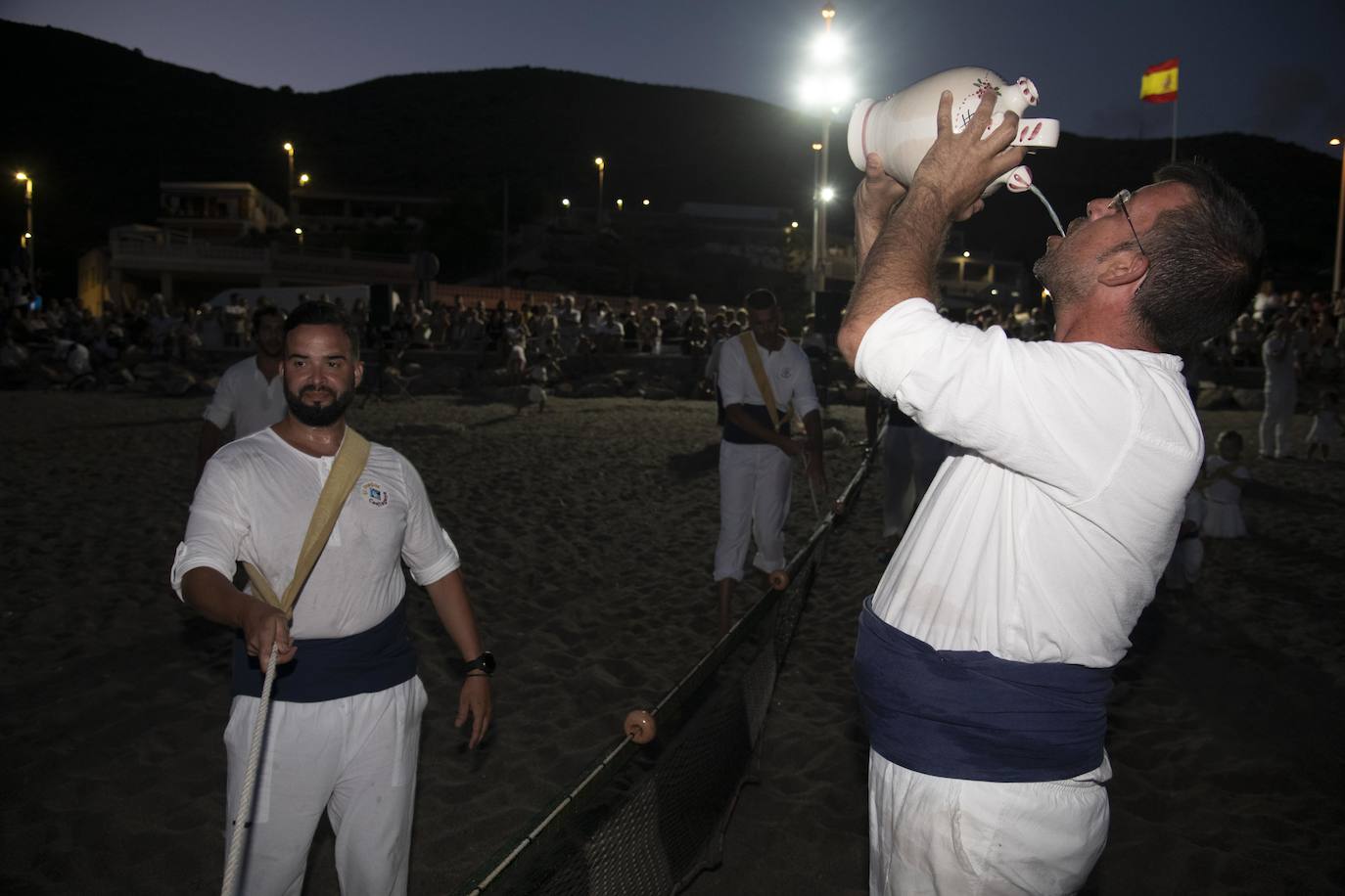 Fotos: El Portús retoma la escenificación de su vínculo con la actividad de la pesca
