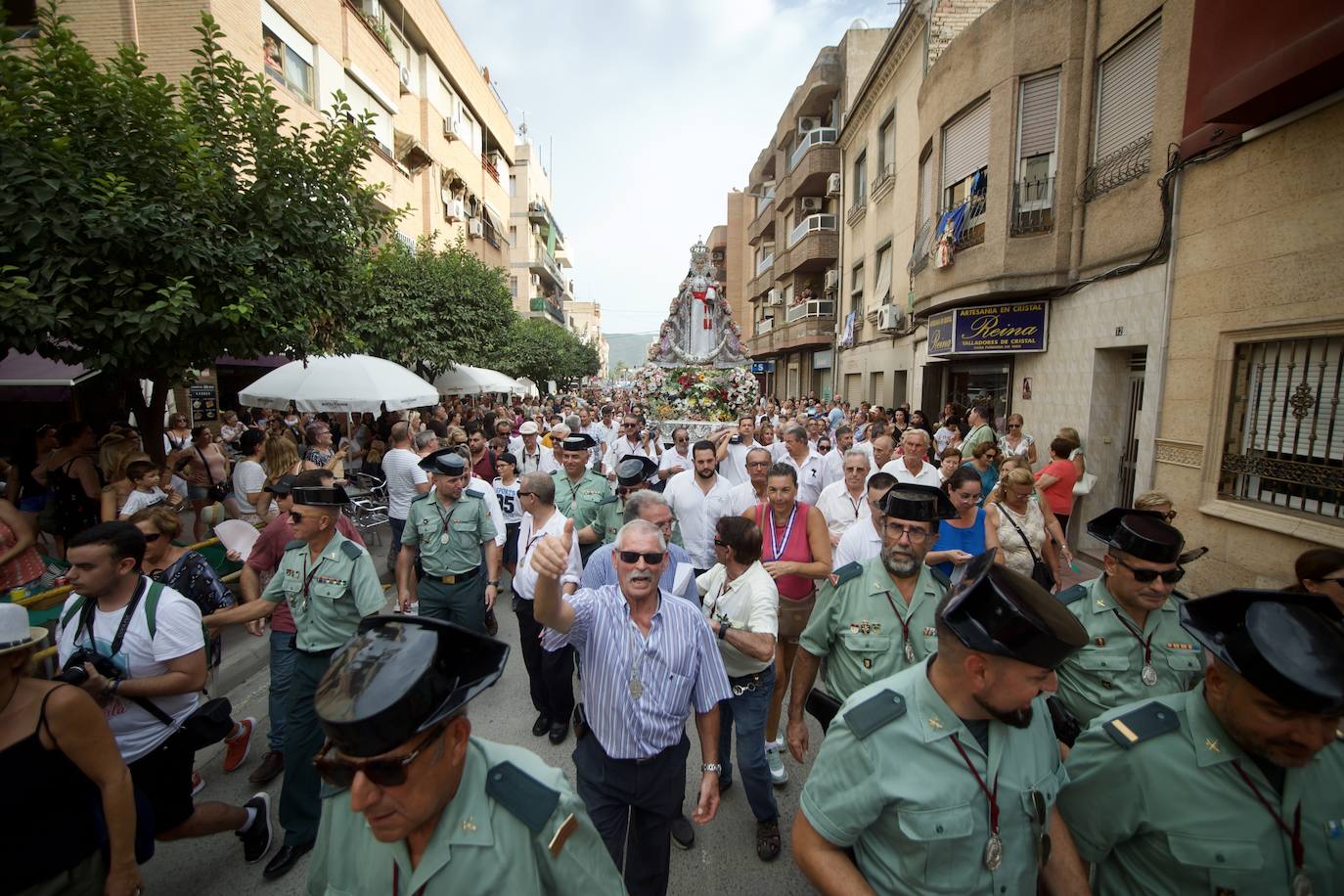 Fotos: La Virgen de la Fuensanta baja a Murcia dos años y medio después