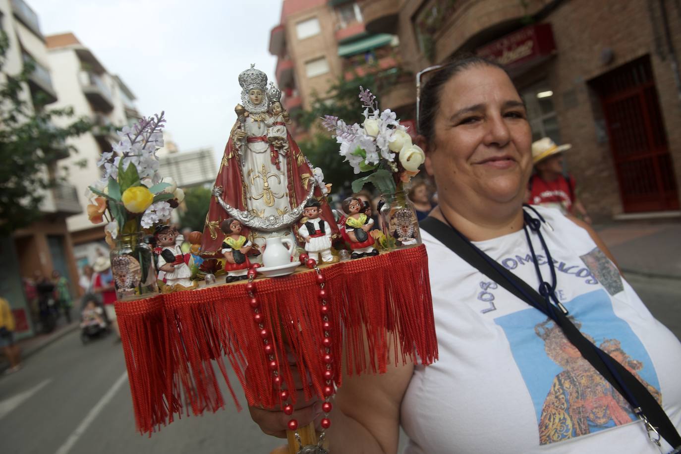 Fotos: La Virgen de la Fuensanta baja a Murcia dos años y medio después