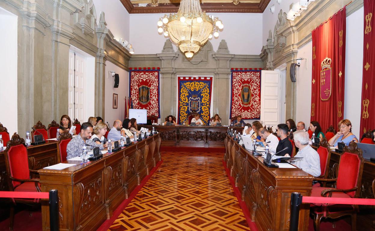 Imagen del Pleno Municipal celebrado este jueves. 