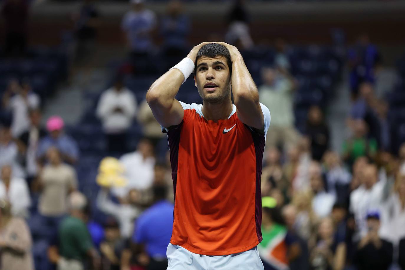 Fotos: Así celebró la victoria Carlos Alcaraz frente a Sinner en el US Open