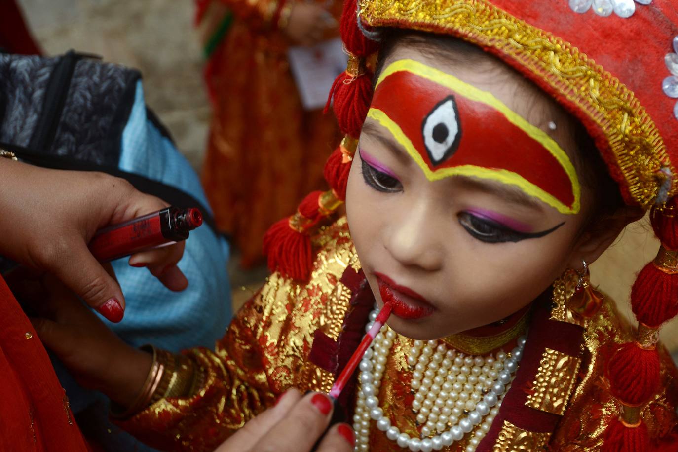 Fotos: Kumari Puja en Katmandú