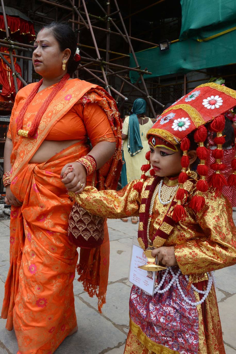 Fotos: Kumari Puja en Katmandú