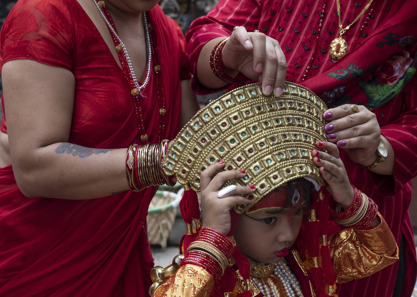 Fotos: Kumari Puja en Katmandú
