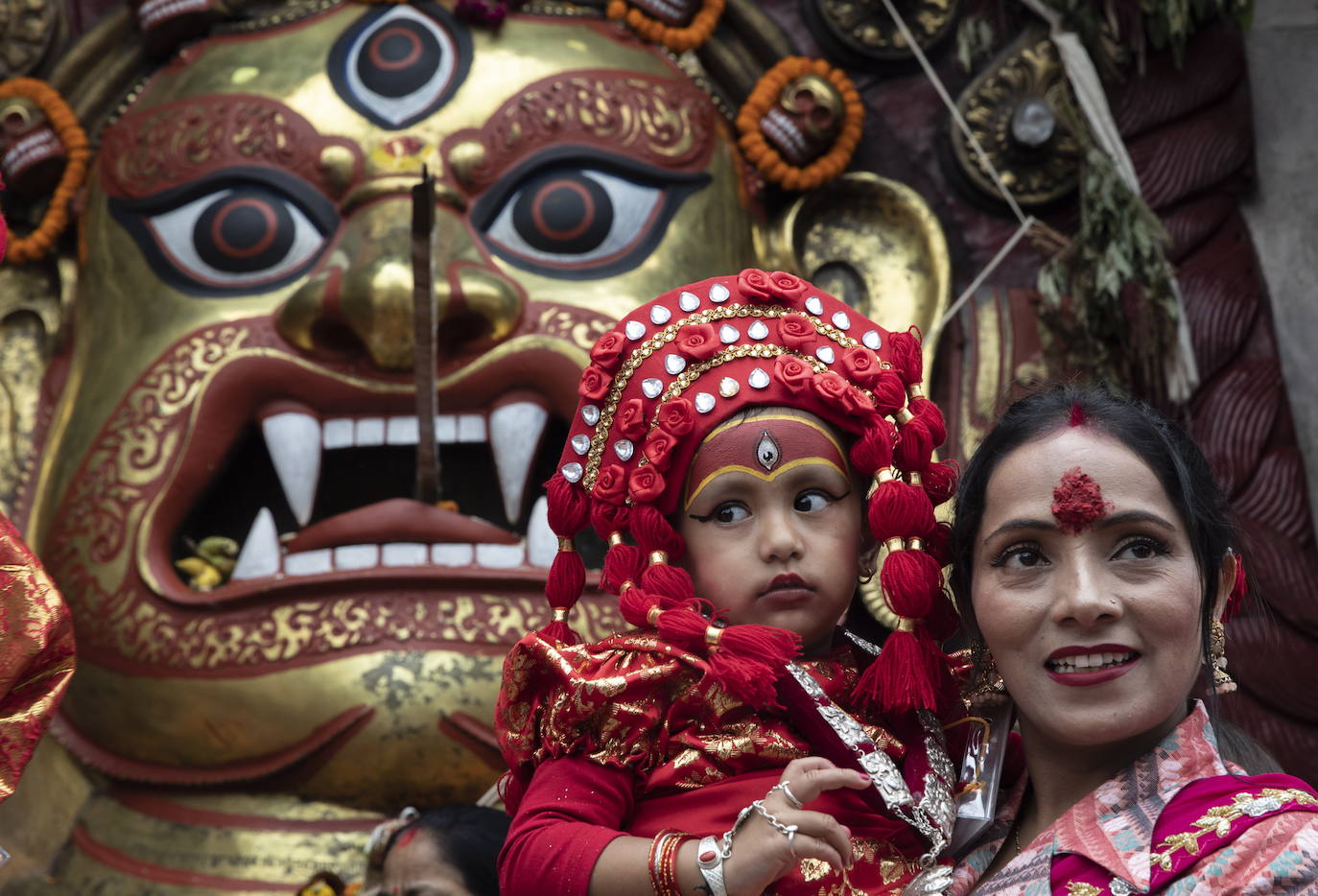Fotos: Kumari Puja en Katmandú