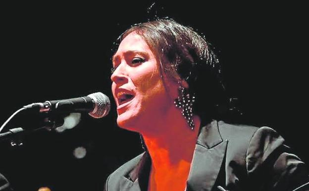 La cantaora Alicia Morales. 