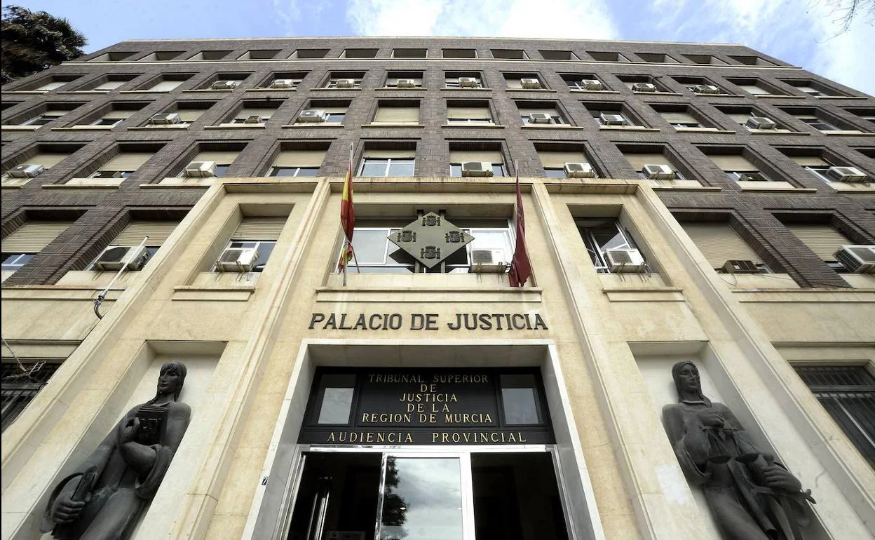 Palacio de Justicia de la Región de Murcia, en una fotografía de archivo.