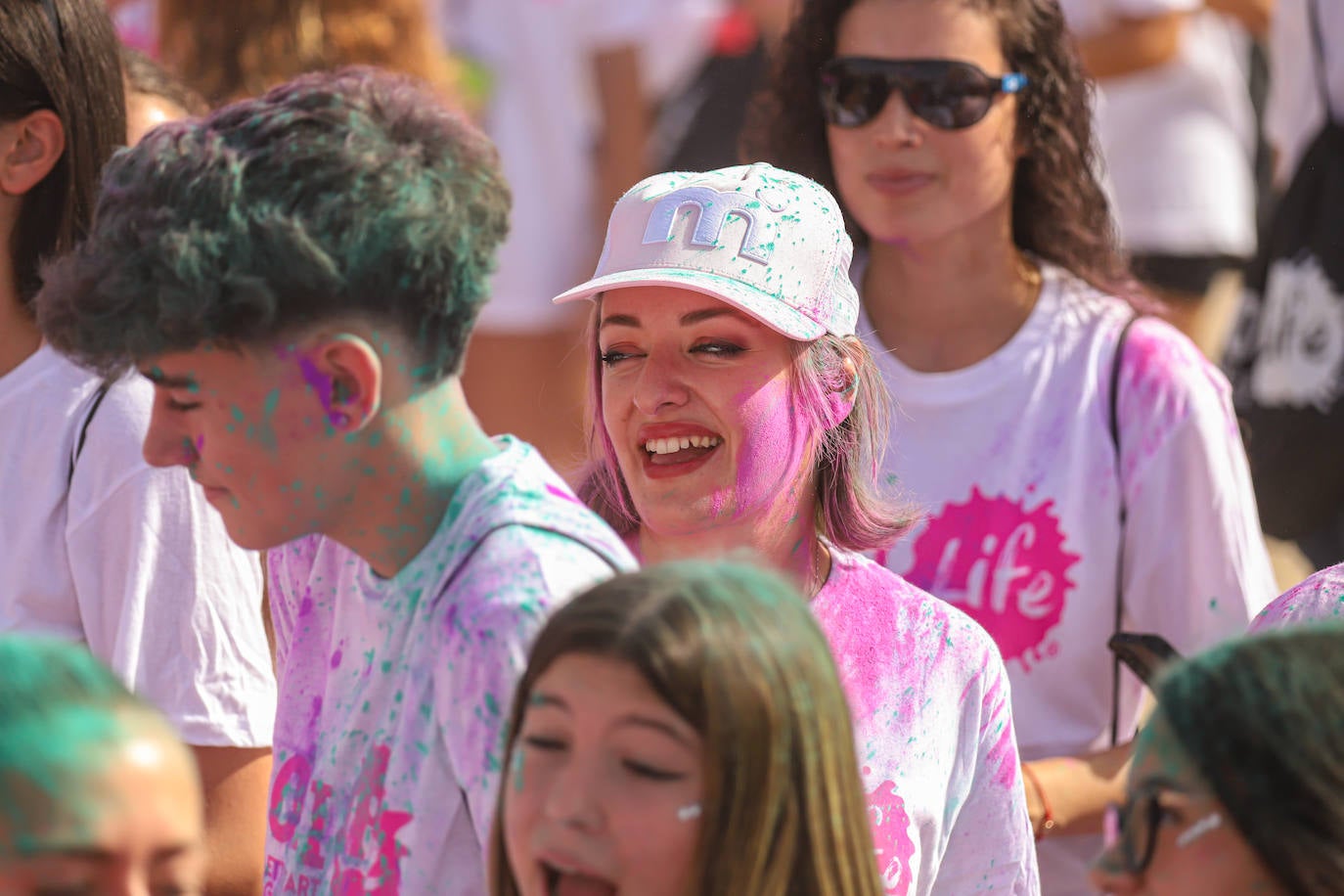 Un momento de la Holi Life Water celebrada este domingo en Cabezo de Torres. 
