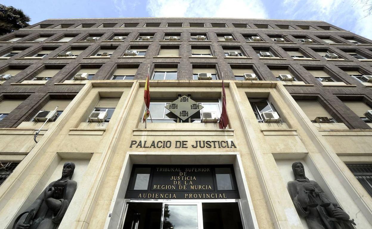 Palacio de Justicia de la Región de Murcia, en una fotografía de archivo.