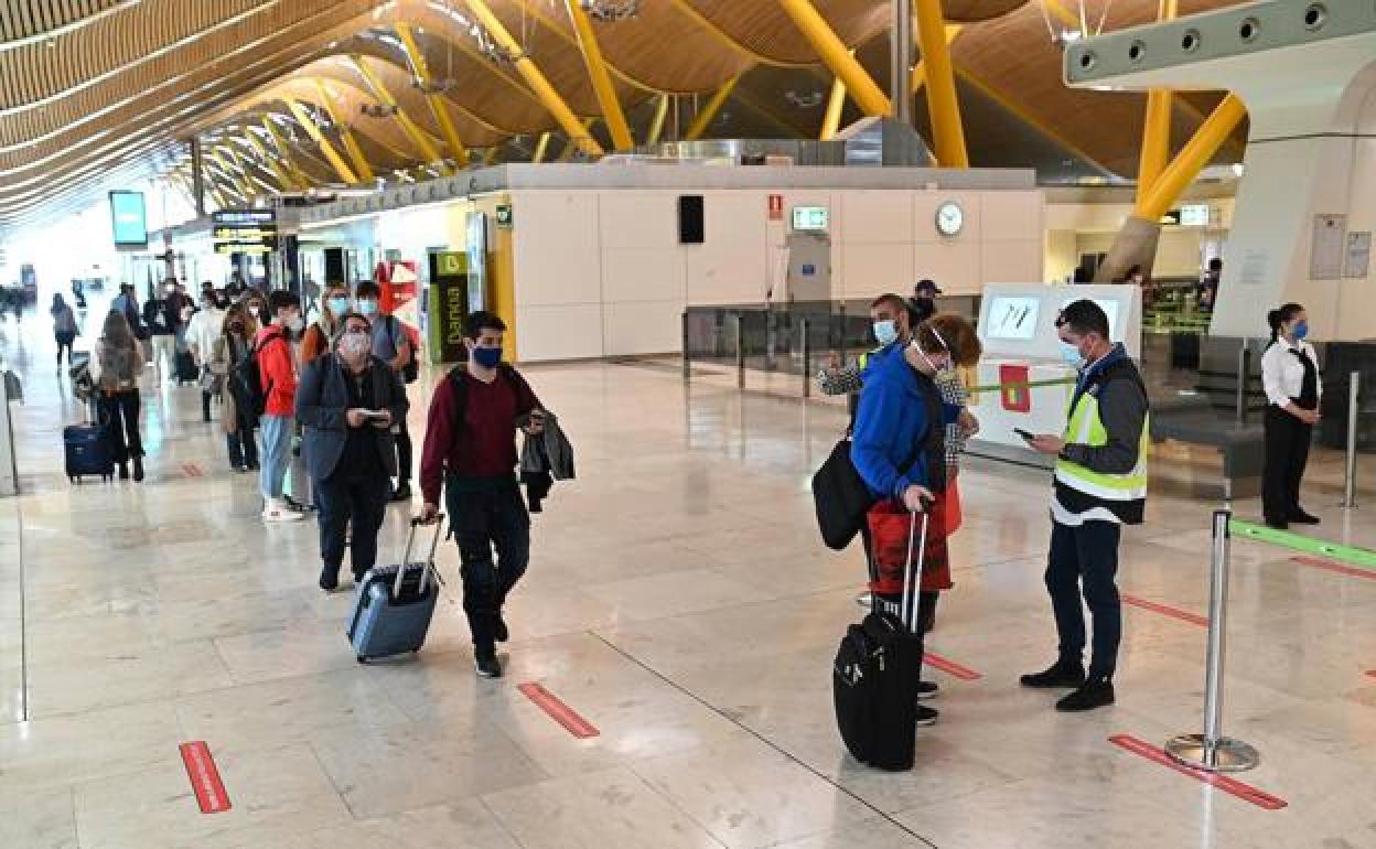 Aeropuerto de Madrid-Barajas. 