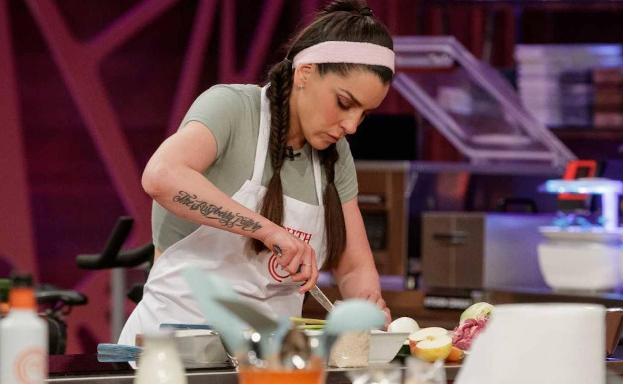 Ruth Lorenzo, en el último programa de Masterchef. 