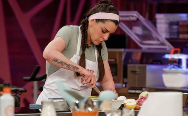 Ruth Lorenzo homenajea a los agricultores de la diputación cartagenera de La Puebla en Masterchef