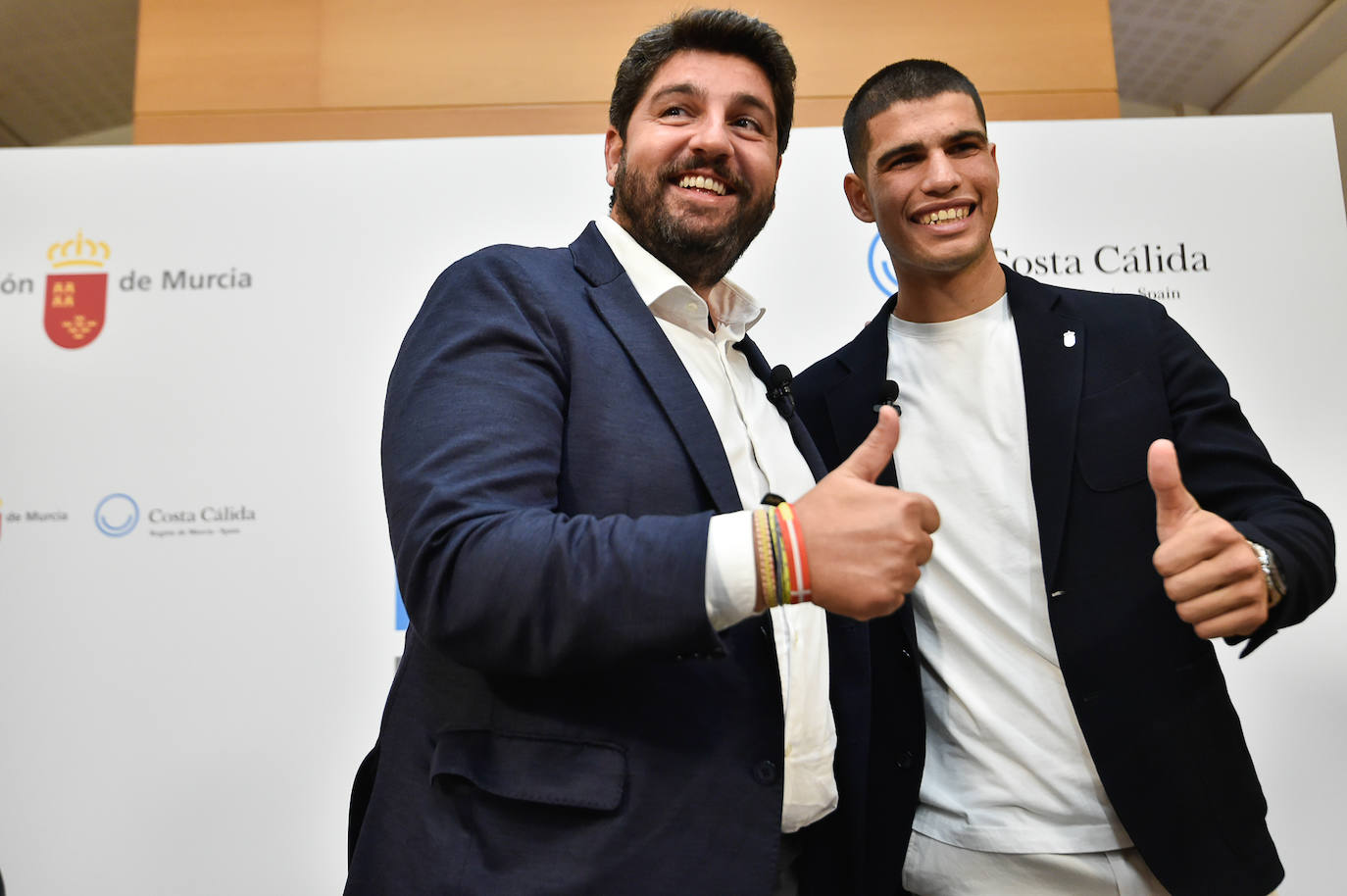 Fotos: Carlos Alcaraz en el Palacio de San Esteban