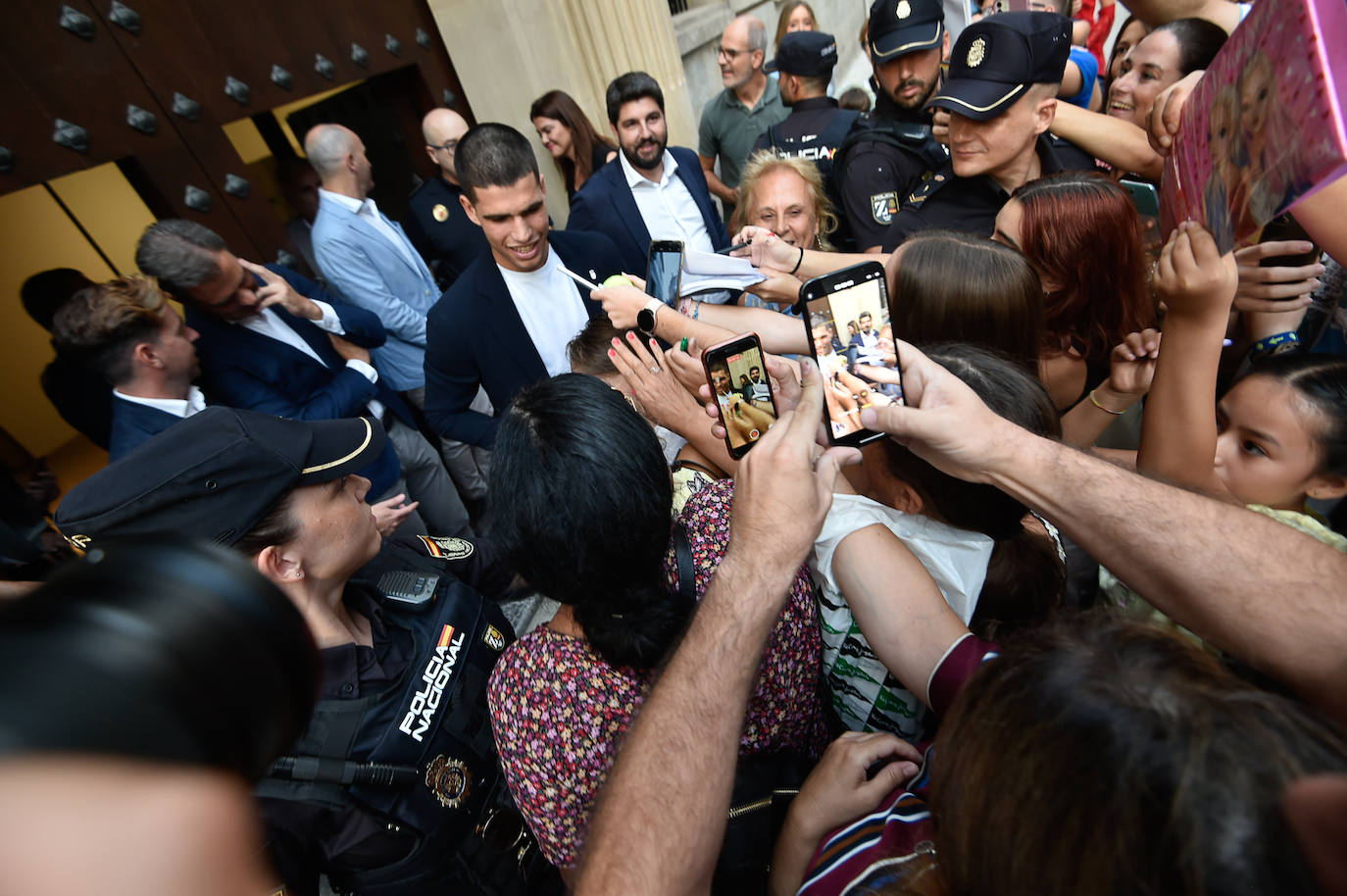 Fotos: Carlos Alcaraz en el Palacio de San Esteban