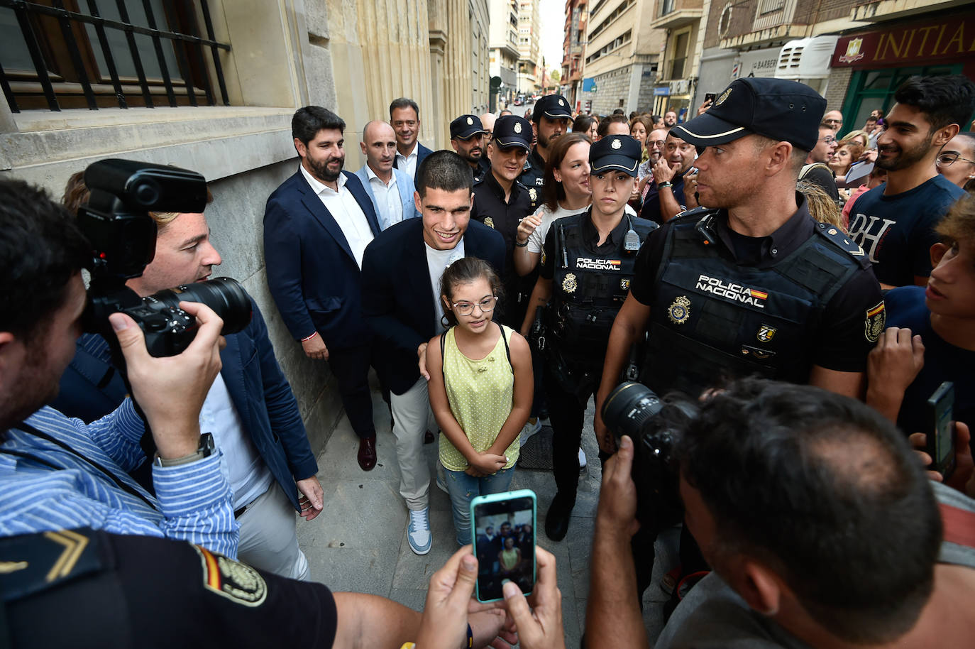 Fotos: Carlos Alcaraz en el Palacio de San Esteban