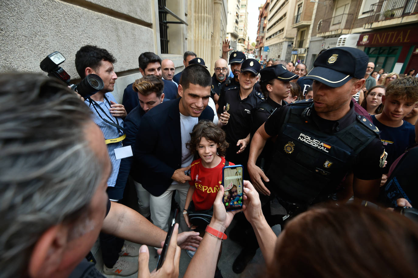 Fotos: Carlos Alcaraz en el Palacio de San Esteban