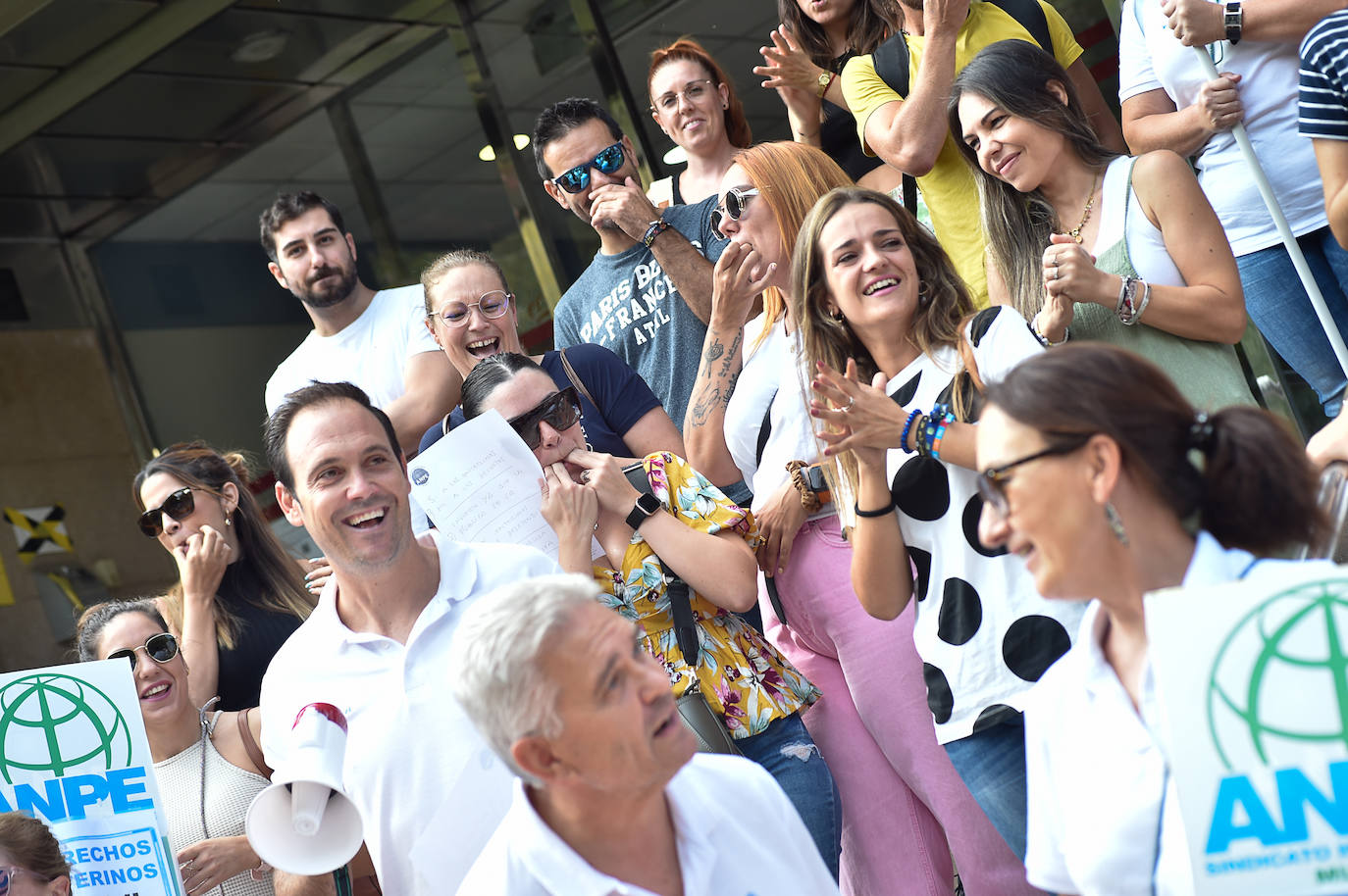 Fotos: Anpe protesta por los cambios en la sustitución de los docentes
